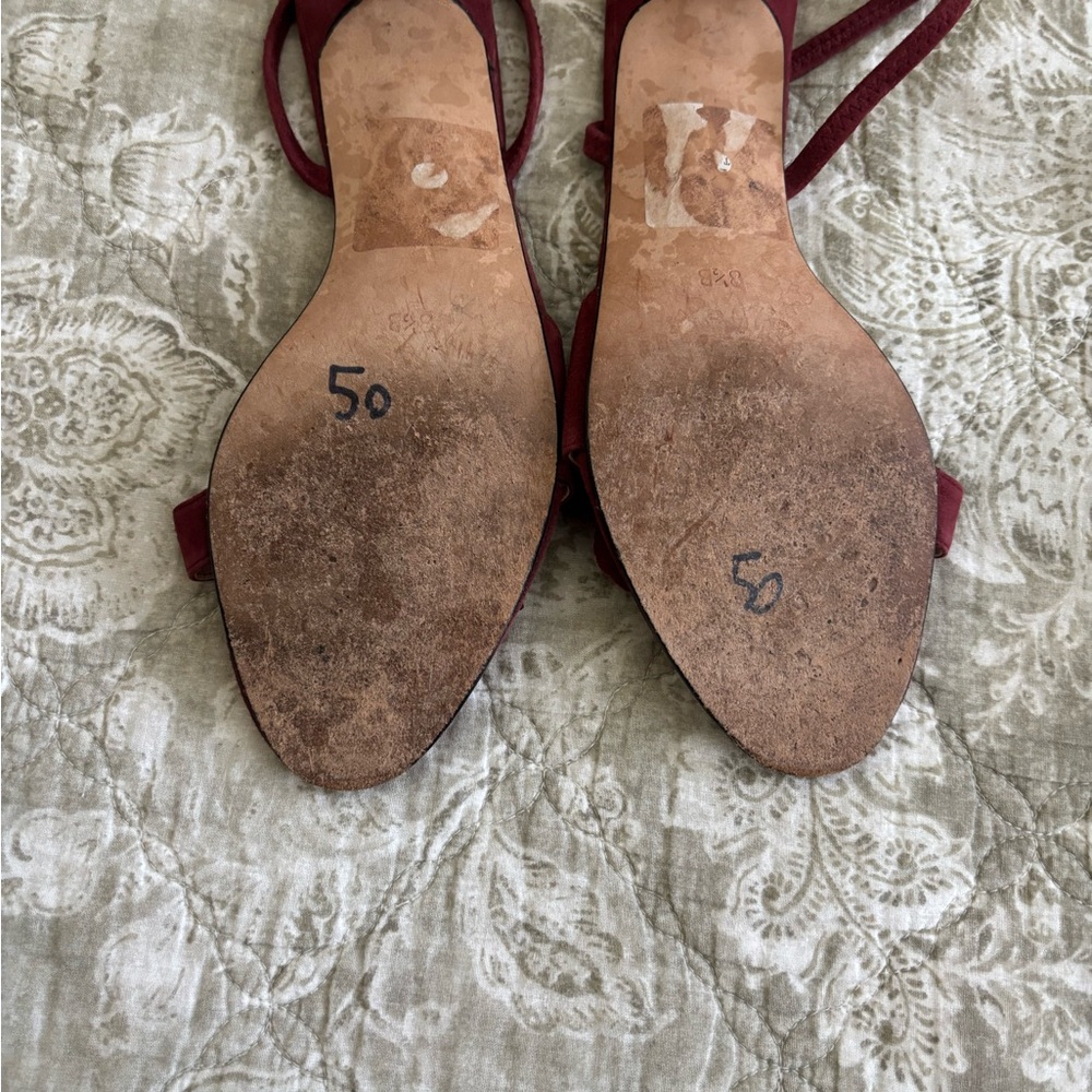 Sacha London Made in Spain Suede Slingback Heels-8.5 - Picture 4 of 7